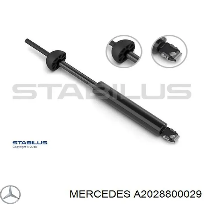 Amortyzator maski Mercedes A2028800029 cena, od 15,32 USD
