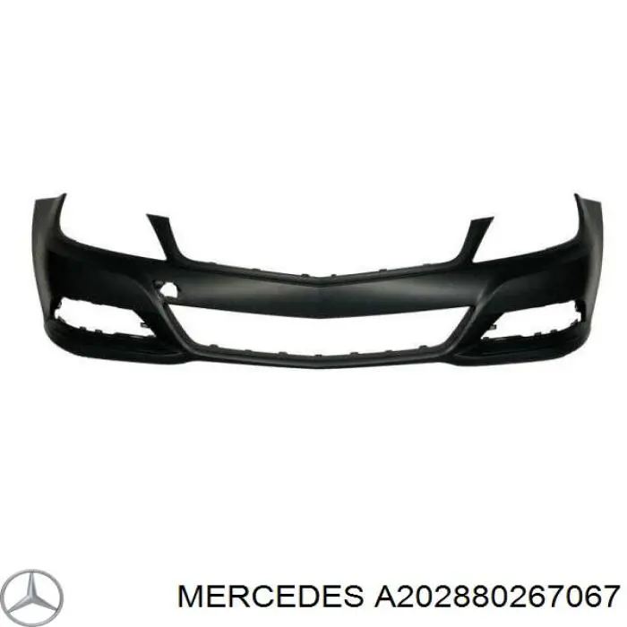 Do koszyka A202880267067 Mercedes Zderzak przedni
