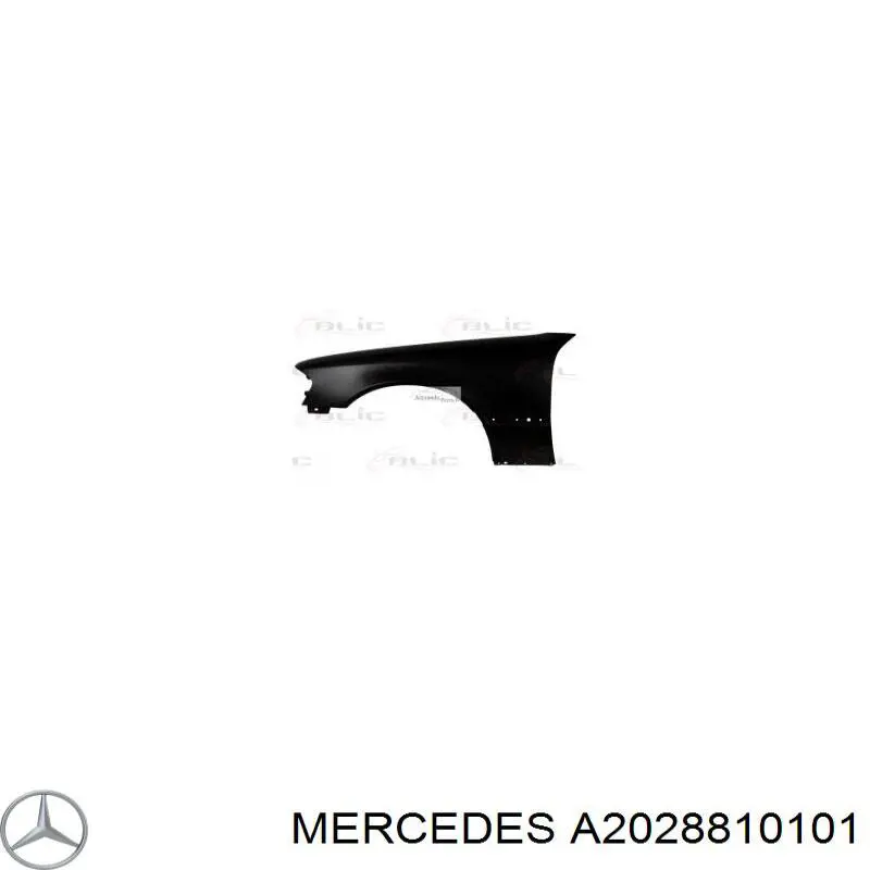 Błotnik przedni lewy Mercedes A2028810101 cena, od 83,76 USD