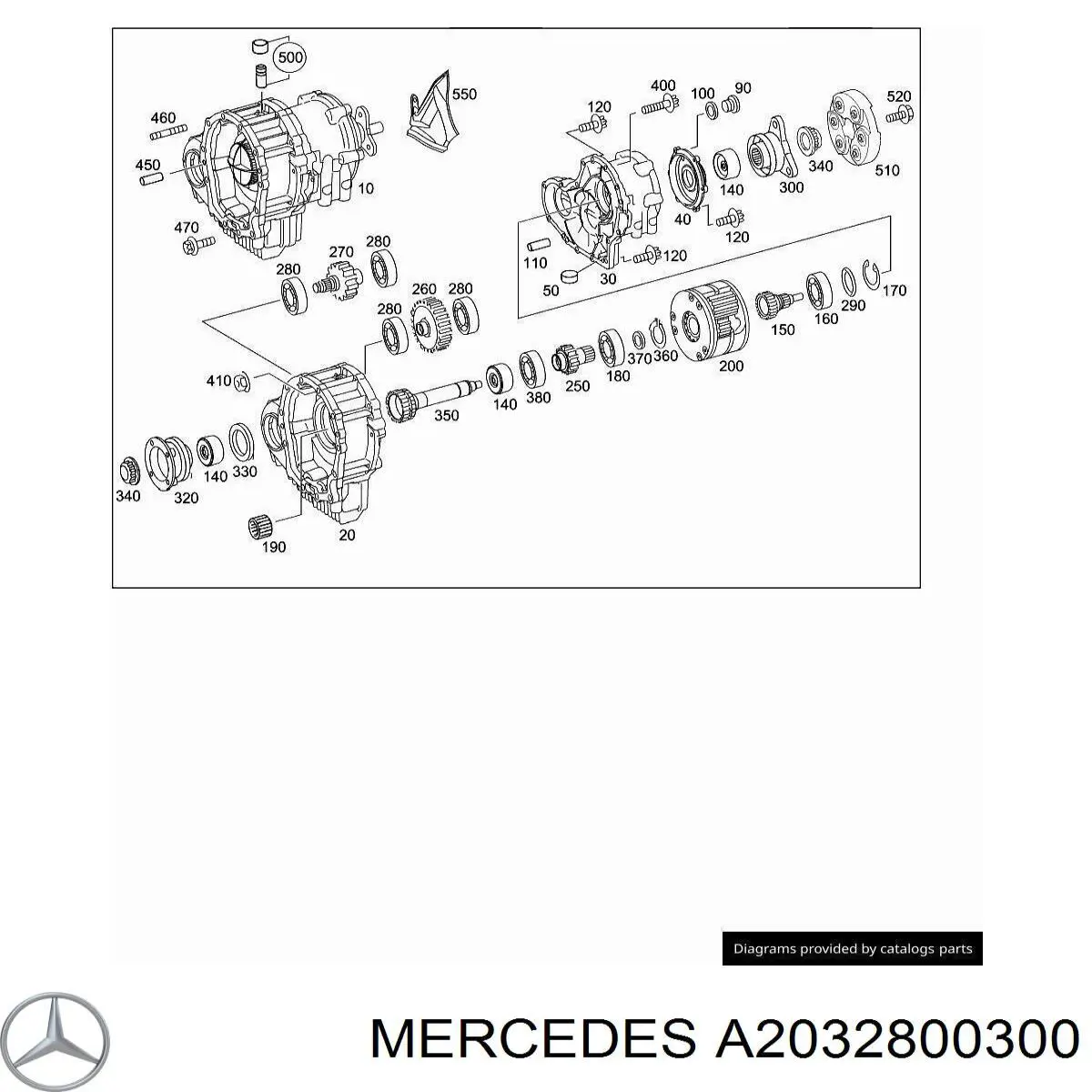 Skrzynia rozdzielcza do Mercedes E  W211