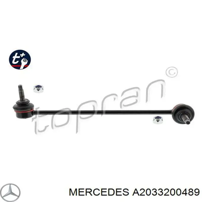 Łącznik stabilizatora przedniego Mercedes A2033200489 cena, od 10,25 USD