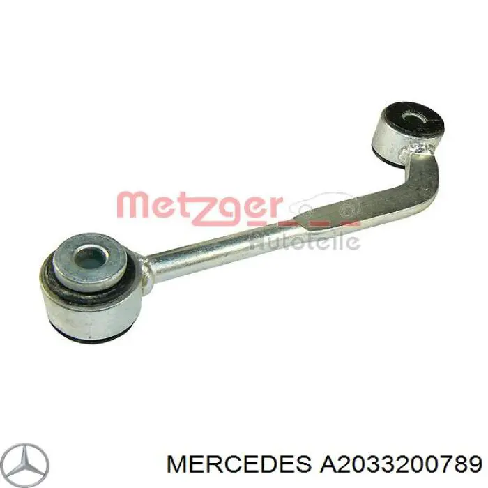 Łącznik stabilizatora tylnego lewy Mercedes A2033200789 cena, od 15,21 USD