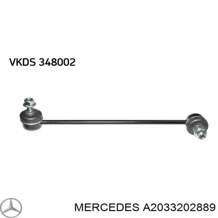 A2033202889 Mercedes Łącznik stabilizatora przedniego