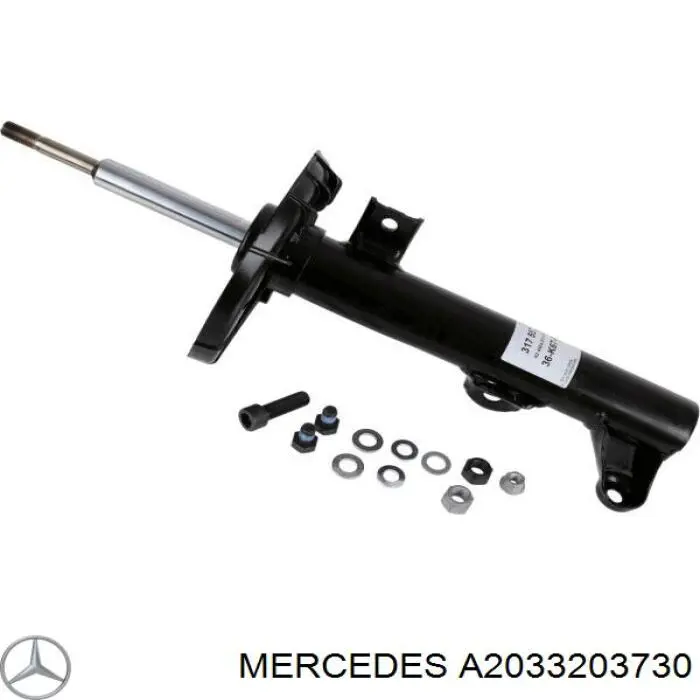Do koszyka A2033203730 Mercedes Amortyzator przedni