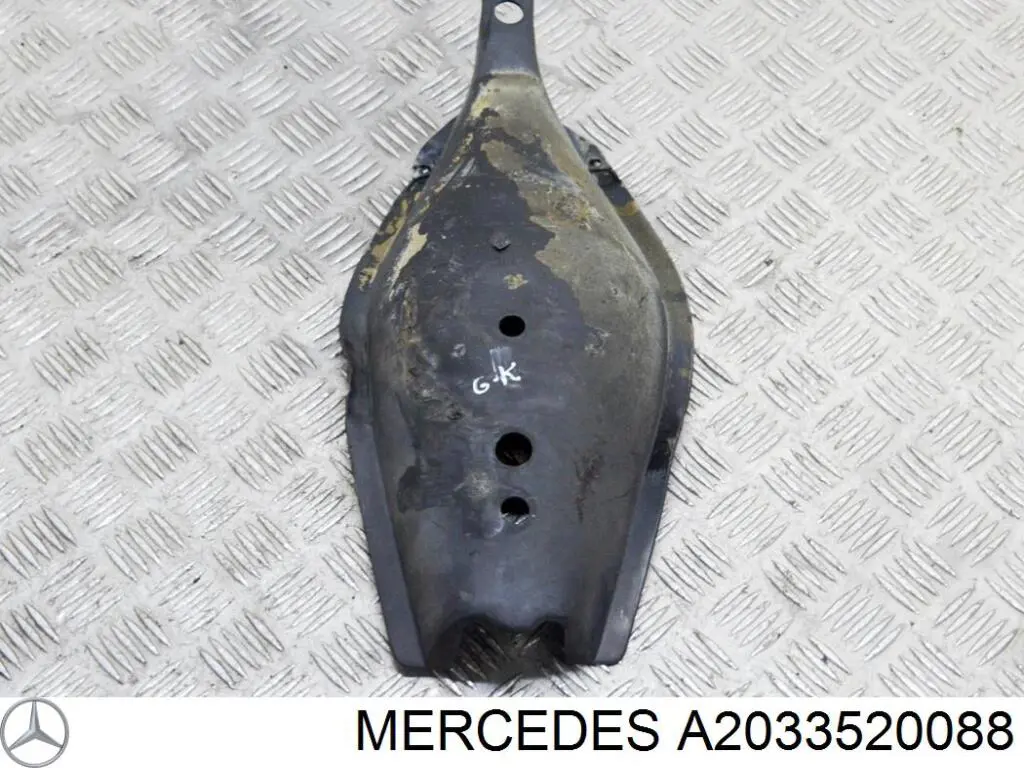 Ochrona dolnego wahacza tylnego Mercedes A2033520088 cena, od 11,14 USD