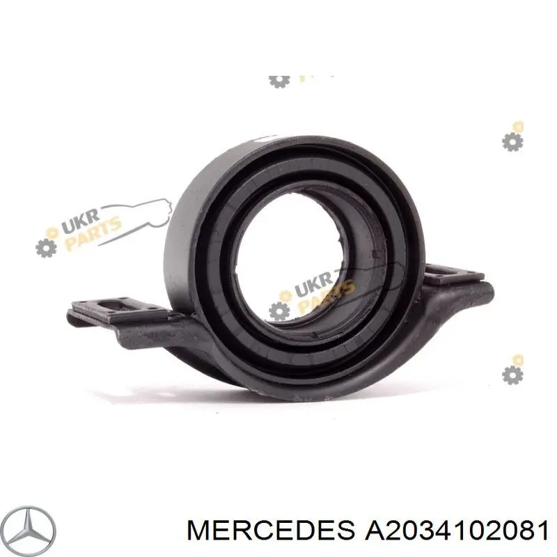 Do koszyka A2034102081 Mercedes Łożysko podwieszane wału Cardana