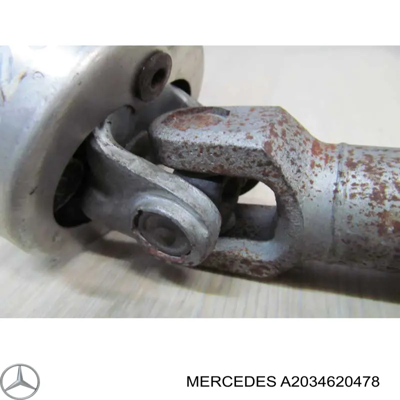 Wał kolumny kierowniczej dolny Mercedes A2034620478 cena, od 42,56 USD