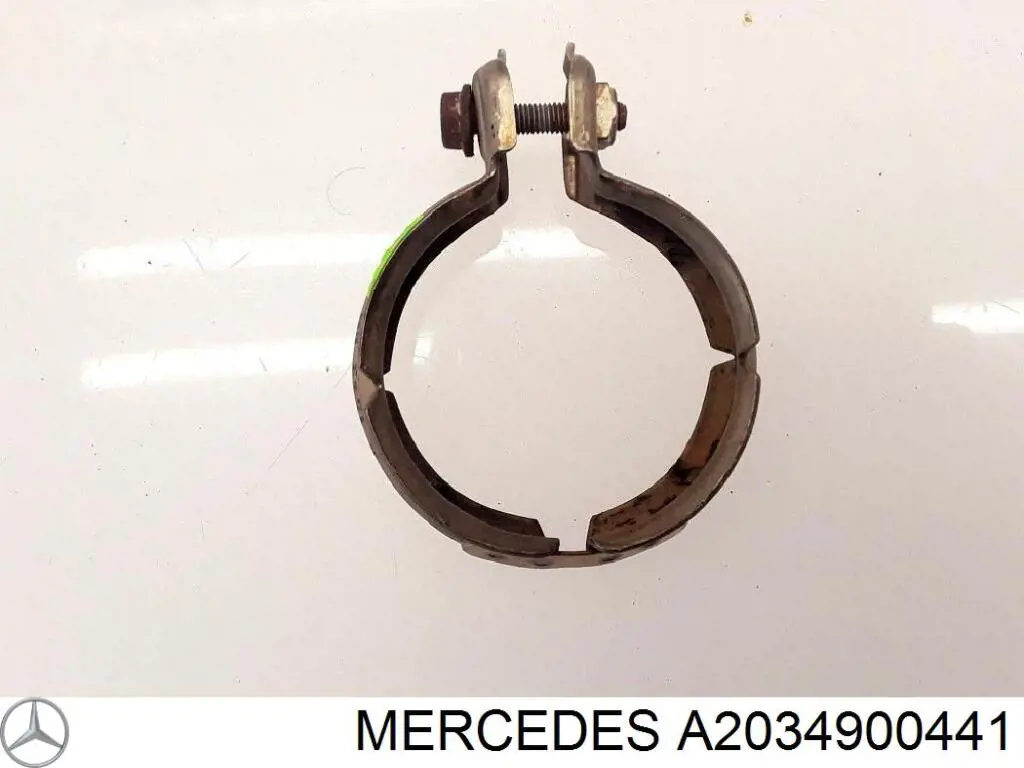 A2034900441 Mercedes Wspornik (uchwyt) tłumika przedni