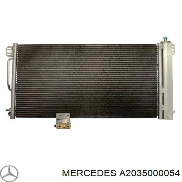 Chłodnica klimatyzacji Mercedes A2035000054 cena, od 98,75 USD