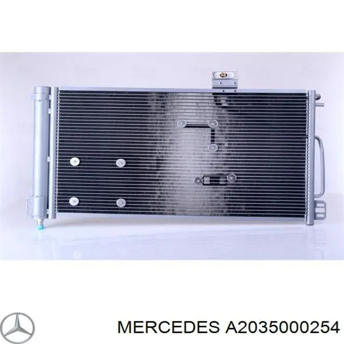 Chłodnica klimatyzacji Mercedes A2035000254 cena, od 95,34 USD