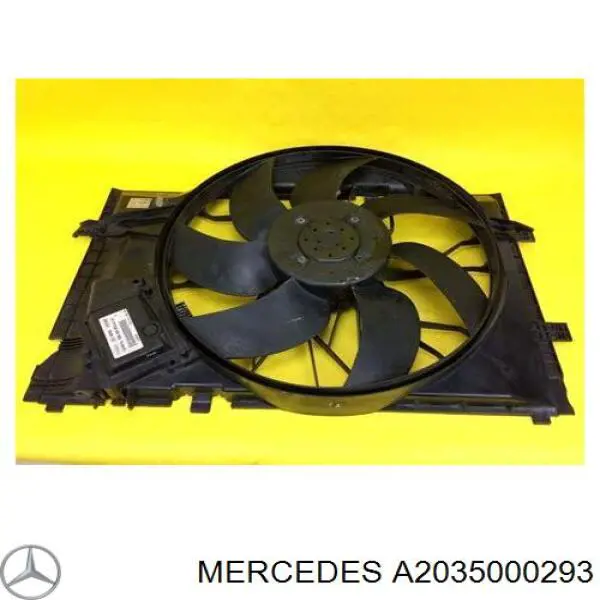 Dyfuzor chłodnicy, w komplecie z silnikiem i wirnikiem Mercedes A2035000293 cena, od 91,94 USD