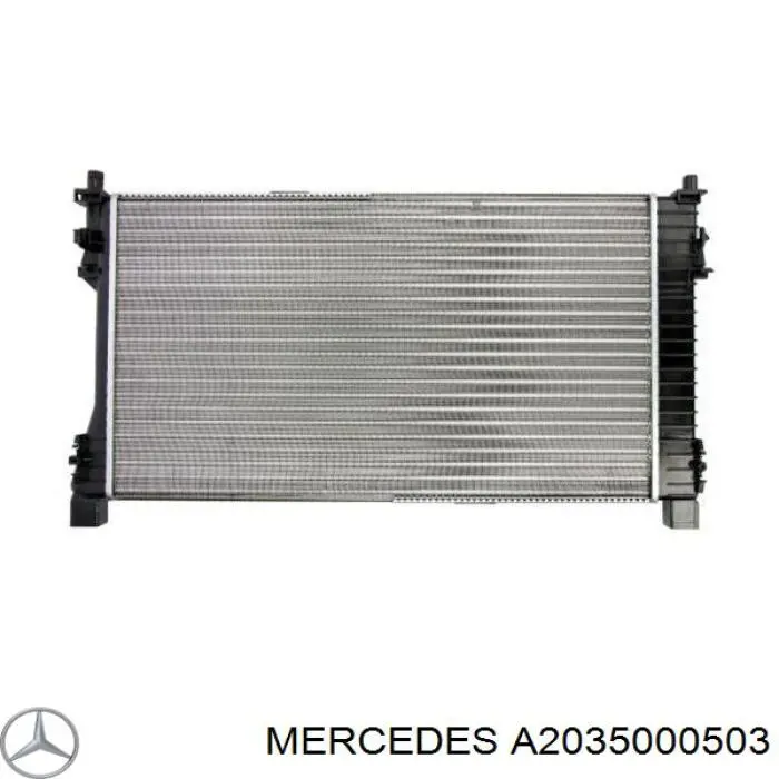 Chłodnica silnika Mercedes A2035000503 cena, od 147,53 USD