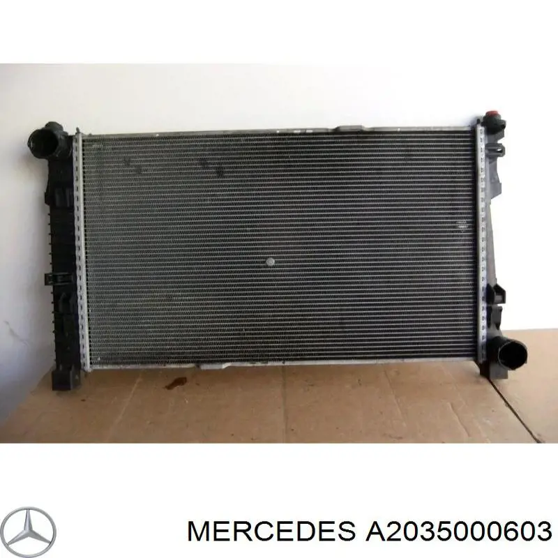 Chłodnica silnika Mercedes A2035000603 cena, od 103,86 USD