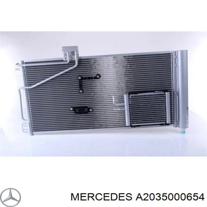 Do koszyka A2035000654 Mercedes Chłodnica klimatyzacji