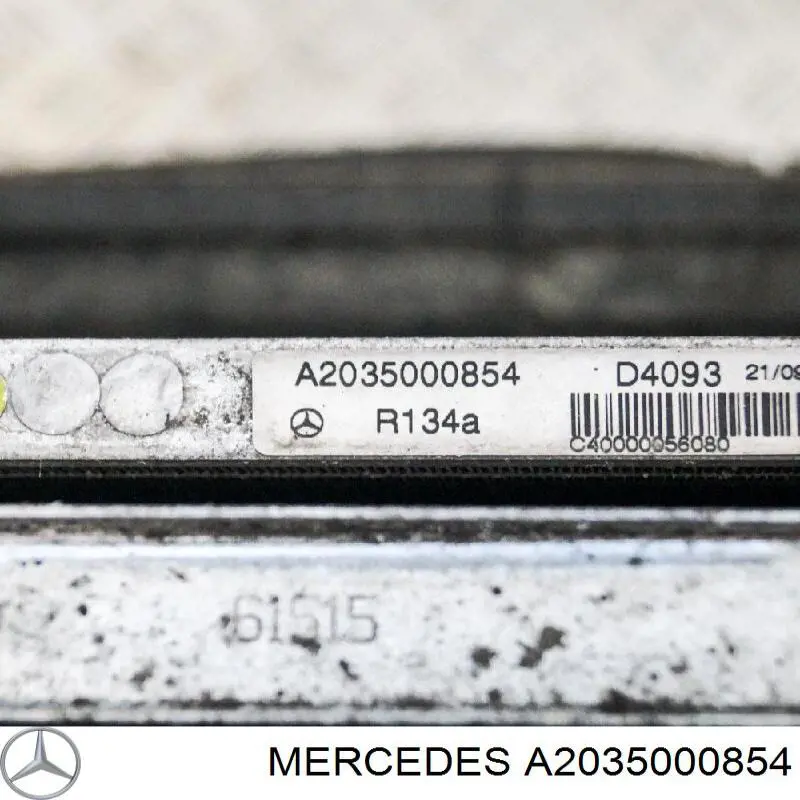Do koszyka A2035000854 Mercedes Chłodnica klimatyzacji