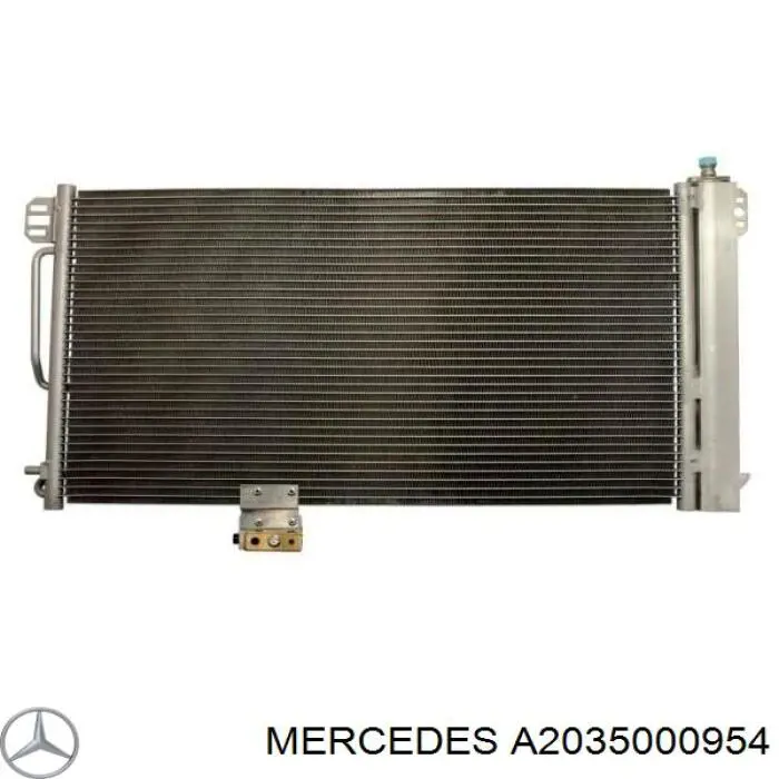 Chłodnica klimatyzacji Mercedes A2035000954 cena, od 102,15 USD