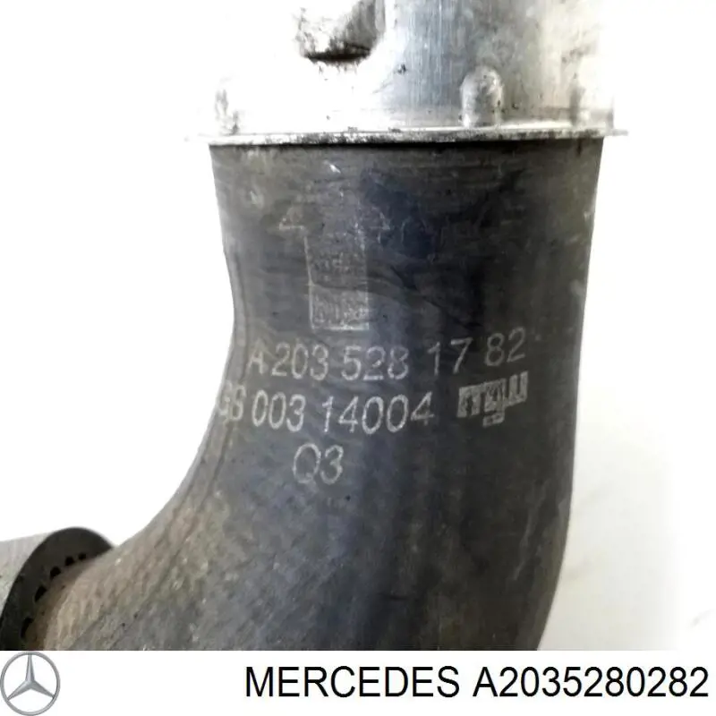 Przewód (króciec) intercoolera Mercedes A2035280282 cena, od 58,18 USD