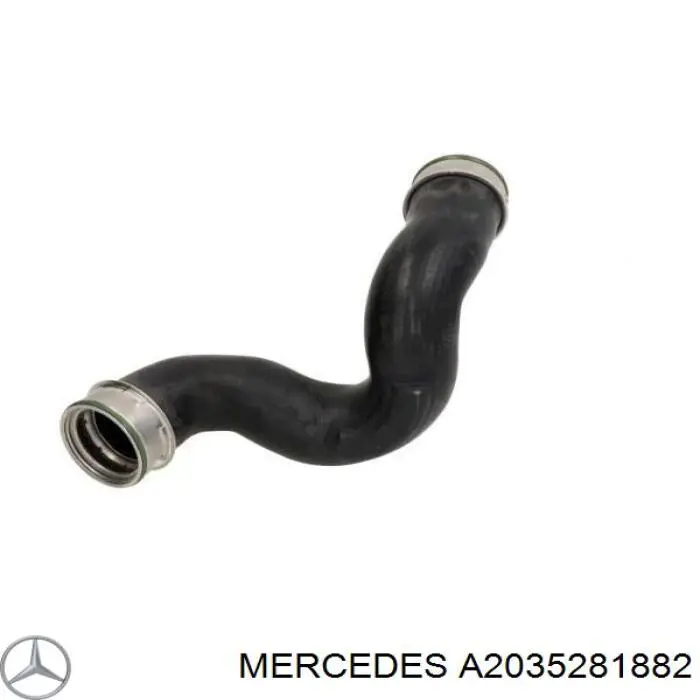 A2035281882 Mercedes Przewód (króciec) intercoolera