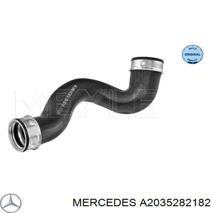 Przewód (króciec) intercoolera Mercedes A2035282182 cena, od 48,64 USD