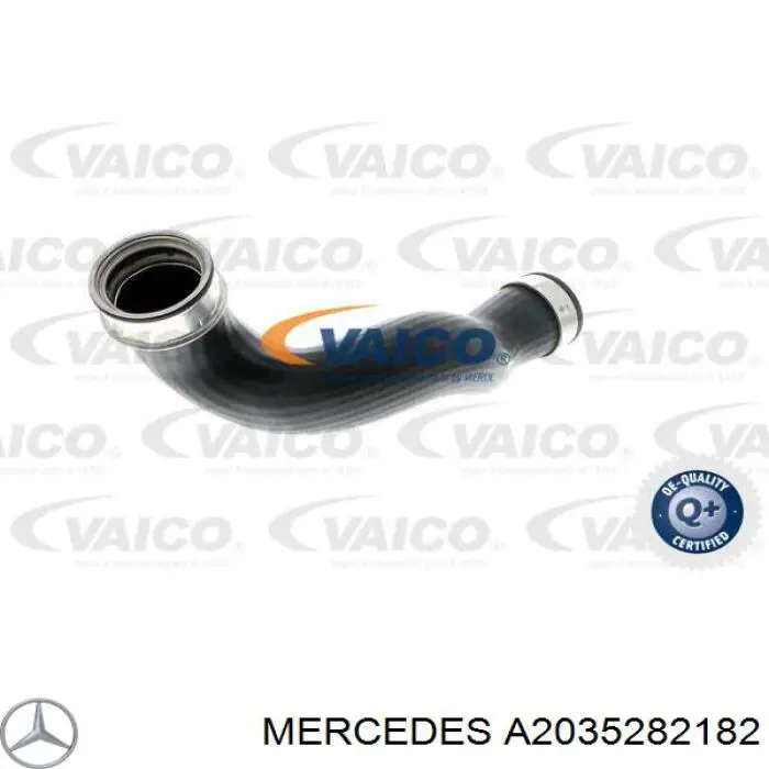 Do koszyka A2035282182 Mercedes Przewód (króciec) intercoolera