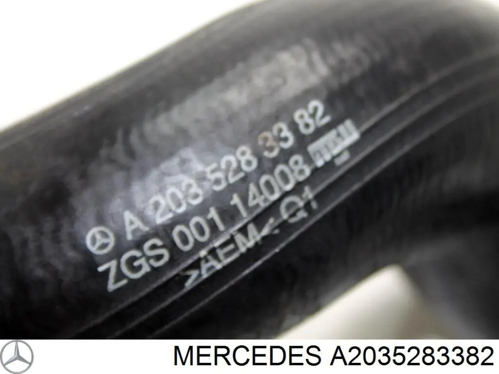 A2035283382 Mercedes Przewód (króciec) intercoolera