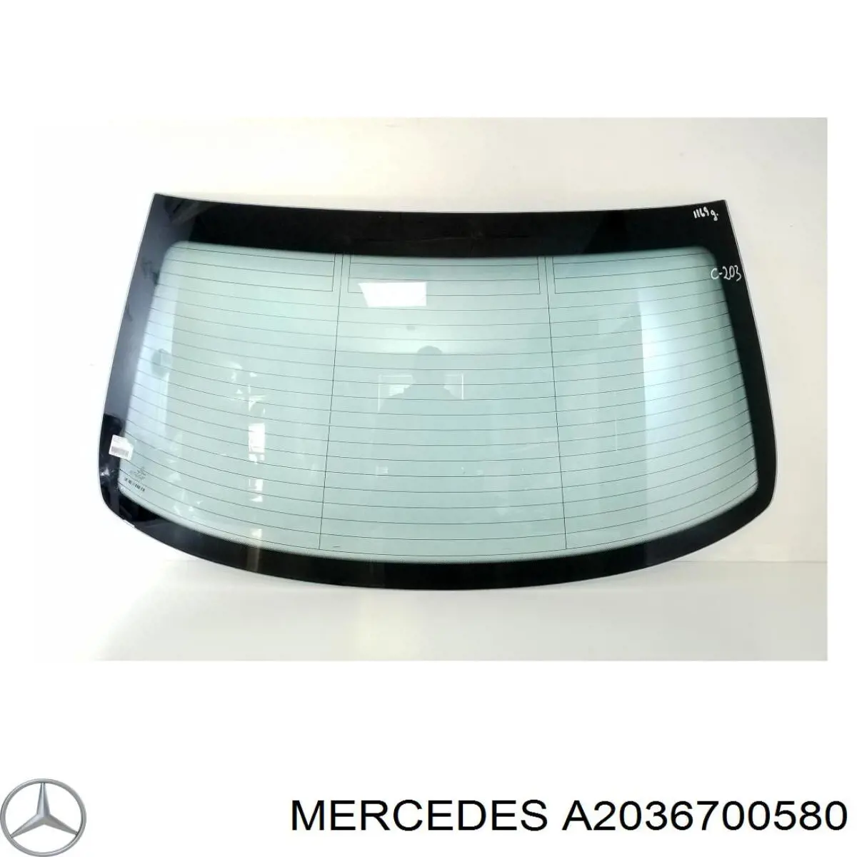 Szyba tylna Mercedes A2036700000 cena, od 439,25 USD