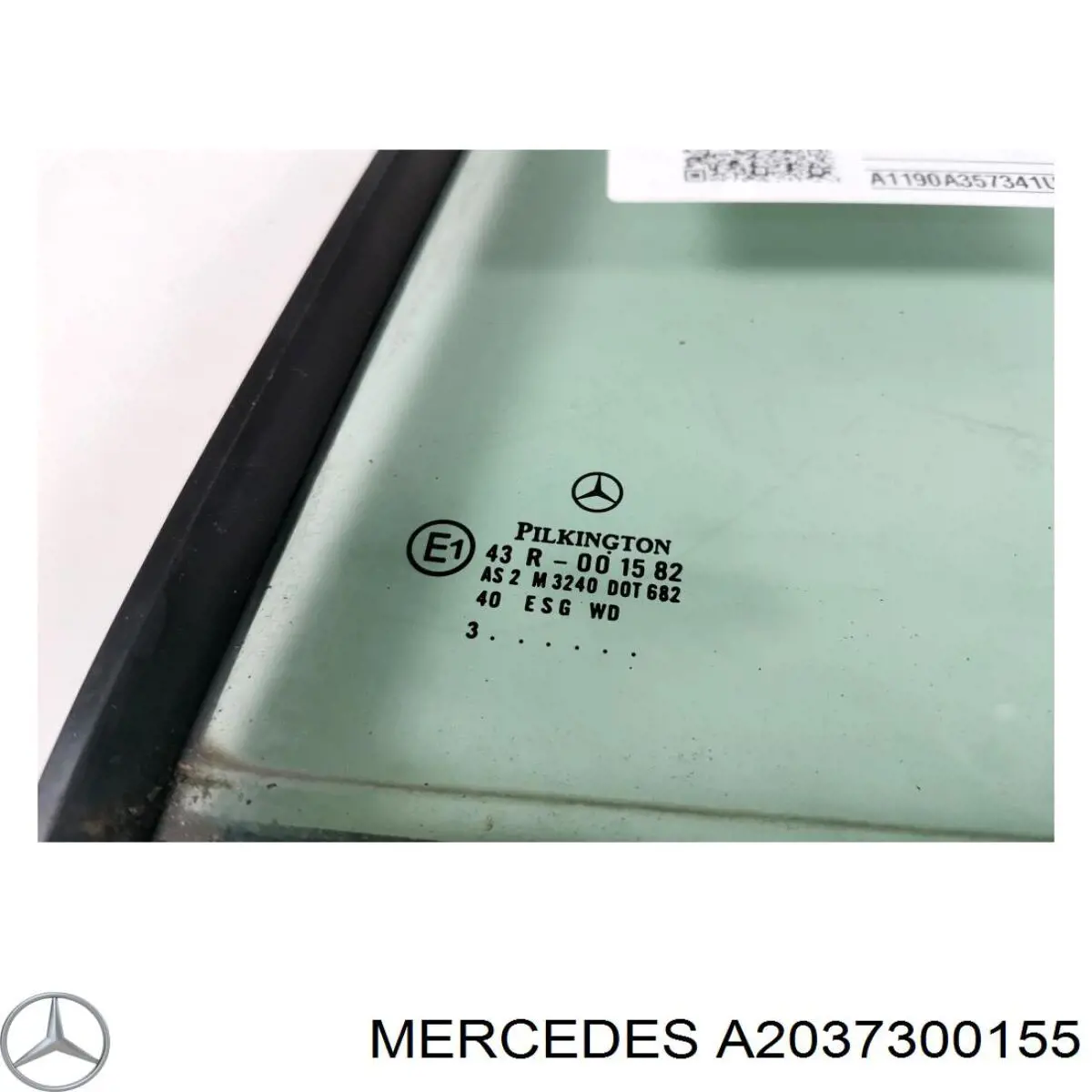 A2037300155 Mercedes Lufcik drzwi tylnych lewych