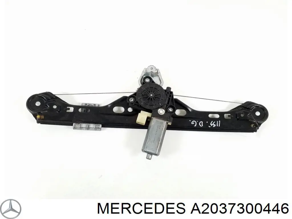 Mechanizm podnoszenia szyby drzwi tylnych prawych Mercedes 2037300446 cena, od 49,66 USD
