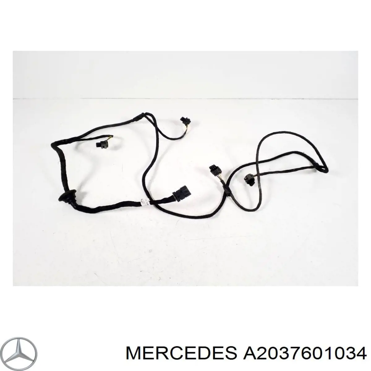 Do koszyka A2037601034 Mercedes Pałąk zewnętrznej klamki drzwi tylnych prawych
