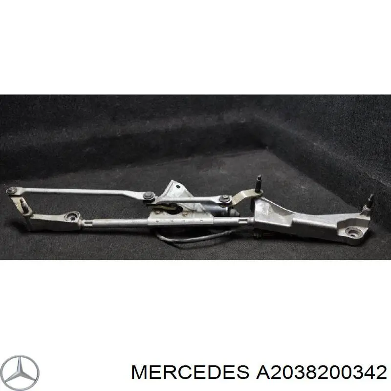 Silniczek wycieraczki szyby przedniej Mercedes A2038200342 cena, od 34,05 USD