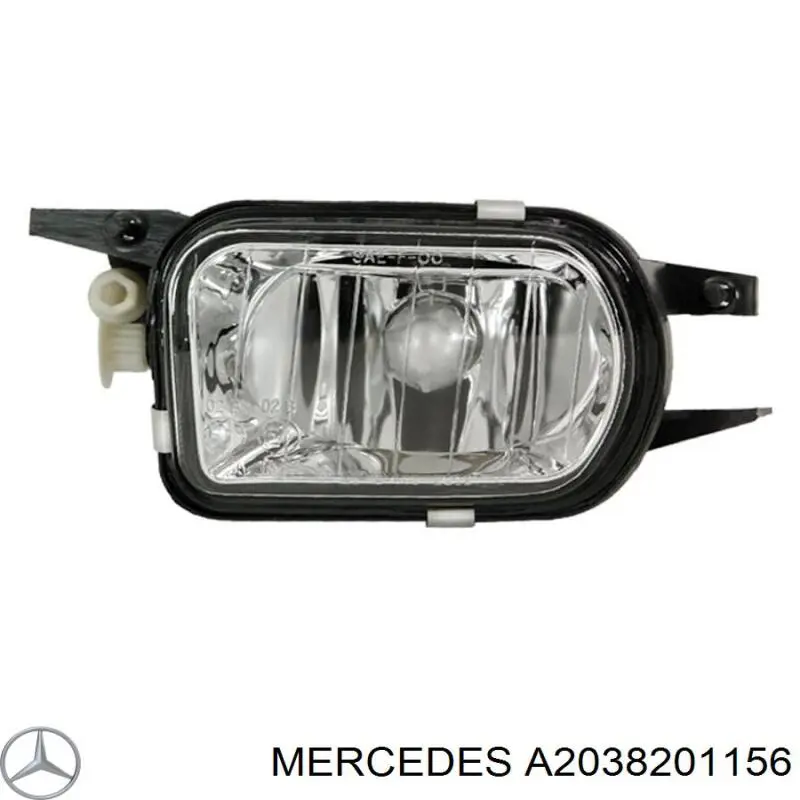 Lampa przeciwmgielna lewa Mercedes A2038201156 cena, od 79,96 USD
