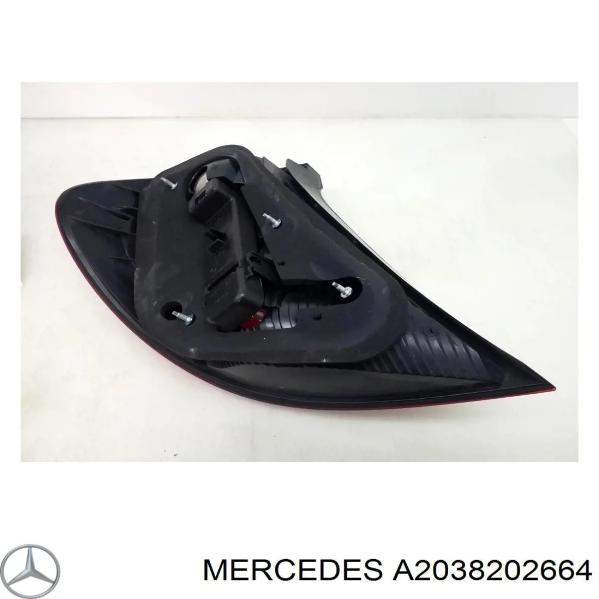 Do koszyka A2038202664 Mercedes Lampa zespolona tylna prawa