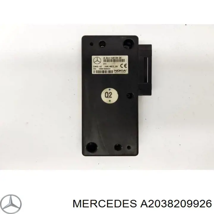 Blok sterowania telefonem Mercedes A2038209926 cena, od 41,38 USD