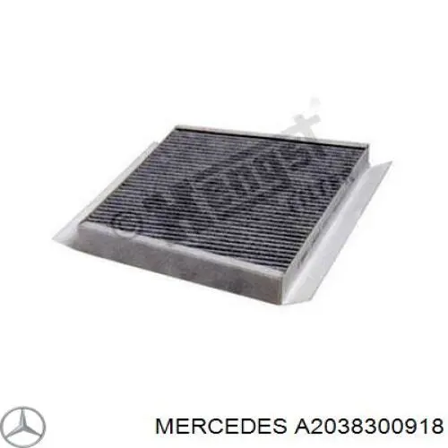 Filtr kabiny Mercedes A2038300918 cena, od 10,43 USD