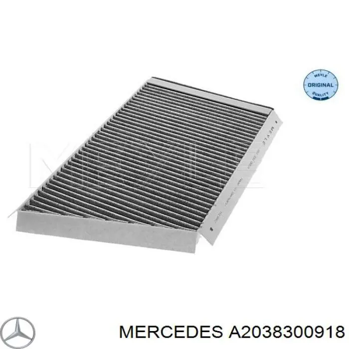 Do koszyka A2038300918 Mercedes Filtr kabiny