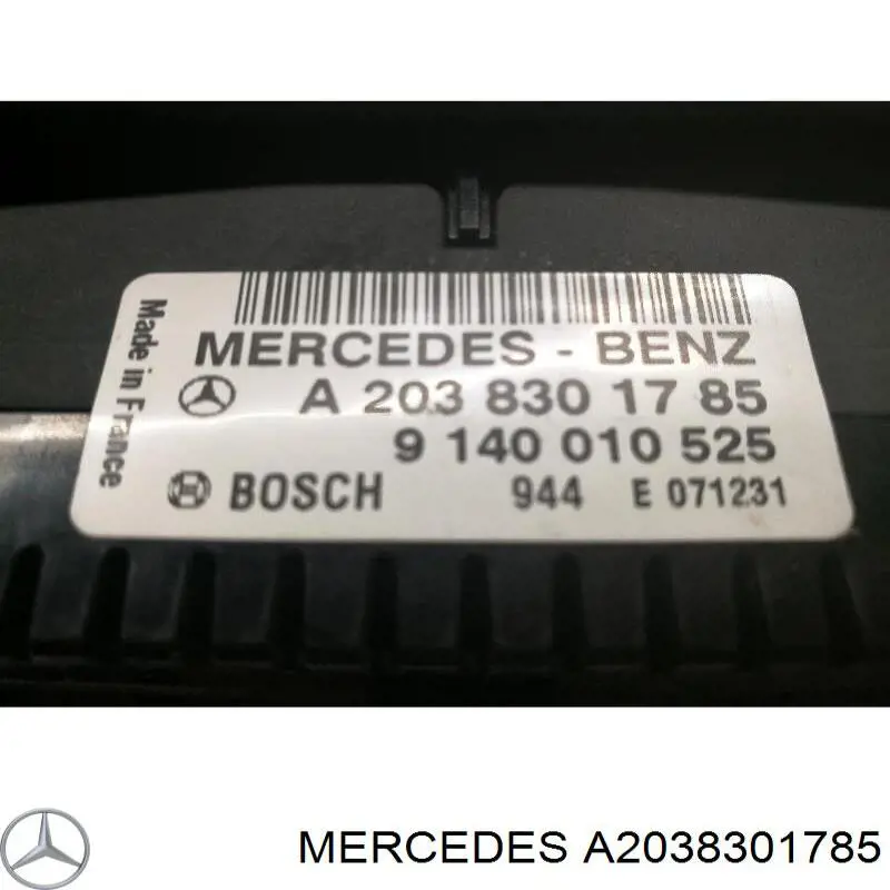 Do koszyka Sterownik trybów ogrzewania/klimatyzacji Mercedes C  S203