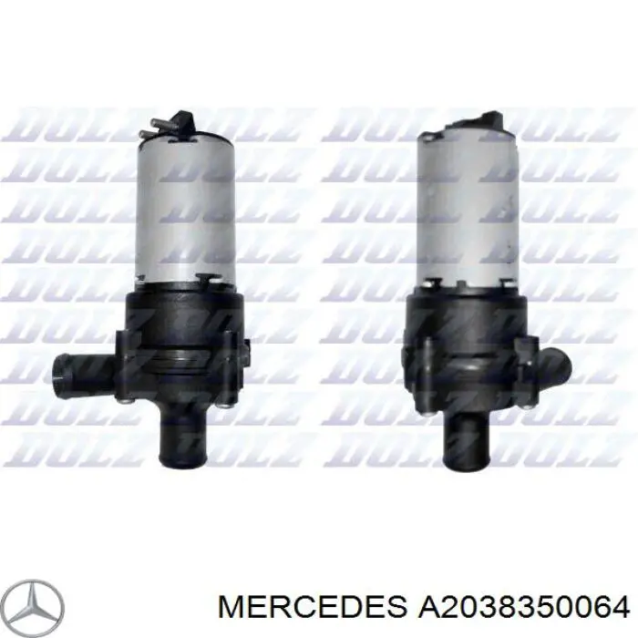 A2038350064 Mercedes Pompa chłodzenia wodą, dodatkowa elektryczna