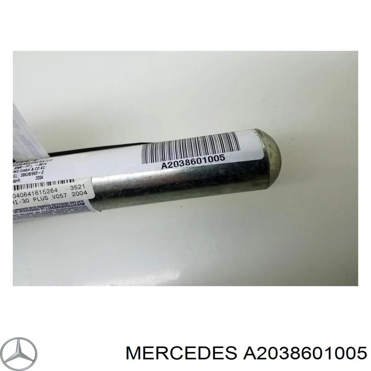 Poduszka powietrzna (AIRBAG) kurtyna boczna prawa Mercedes A2038601005 cena, od 59,59 USD