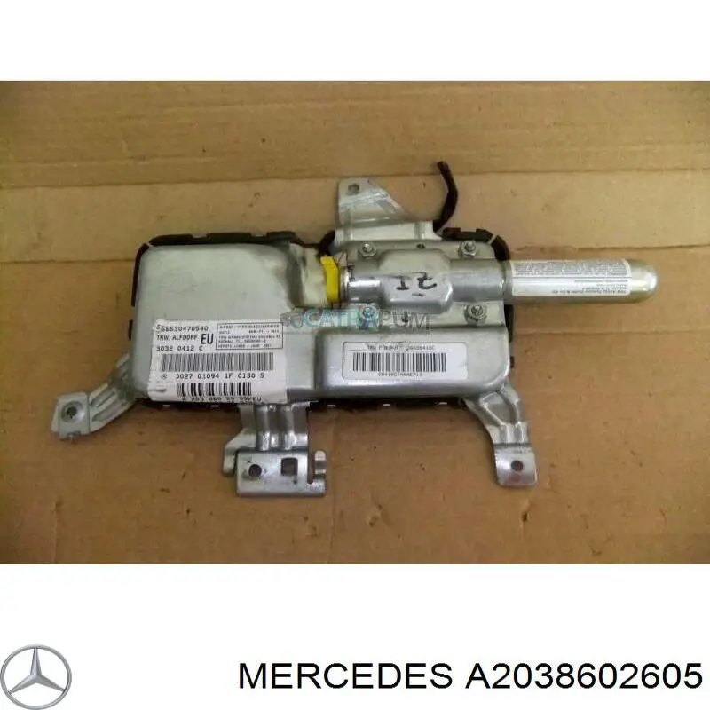 A2038602605 Mercedes Poduszka powietrzna (AIRBAG) drzwi przednich prawych