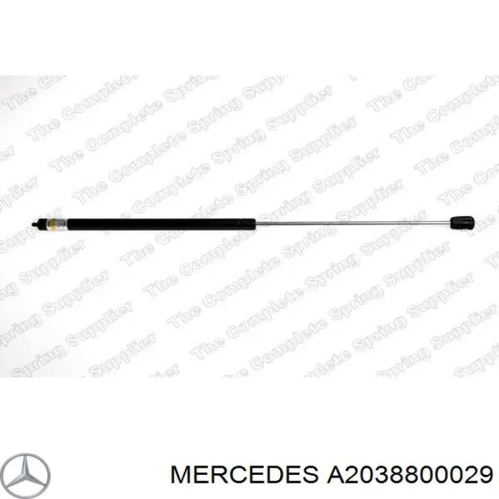 Do koszyka A2038800029 Mercedes Amortyzator maski prawy = siłownik maski prawy