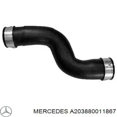 A203880011867 Mercedes błotnik przedni lewy