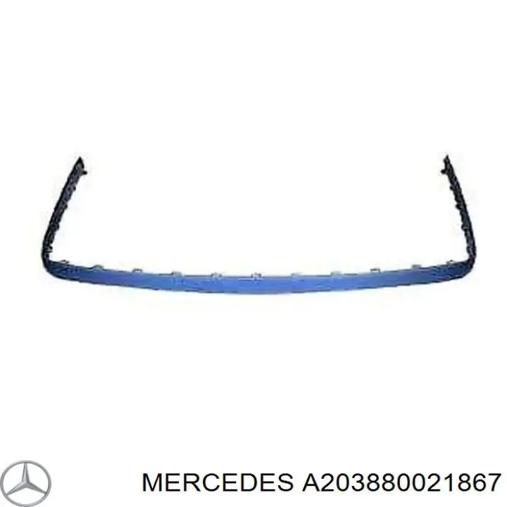 Do koszyka A203880021867 Mercedes Błotnik przedni prawy