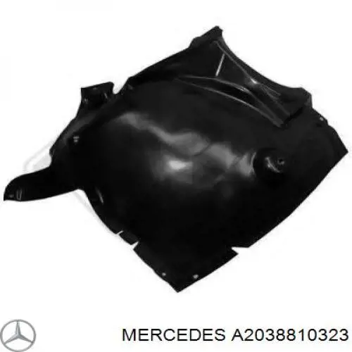 Nadkole błotnika przedniego lewe przednie Mercedes A2038810323 cena, od 19,44 USD