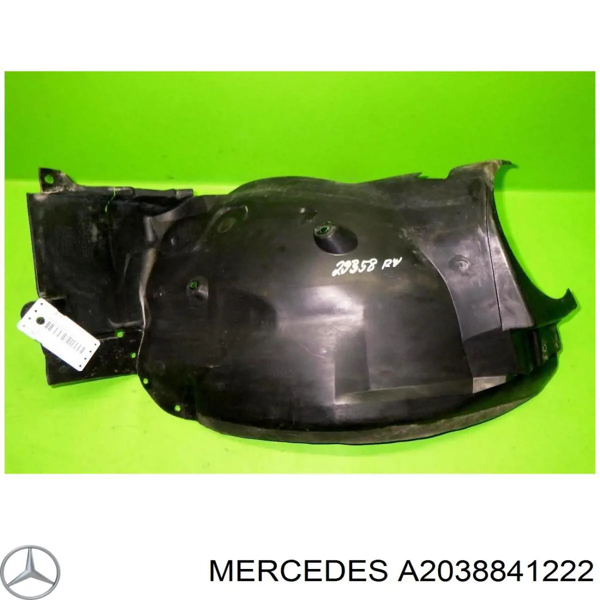 Nadkole błotnika przedniego prawe tylne Mercedes A2038841222 cena, od 21,75 USD