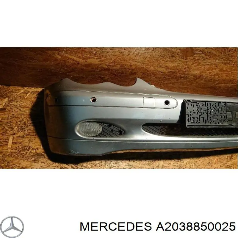 Do koszyka A2038850025 Mercedes Zderzak przedni