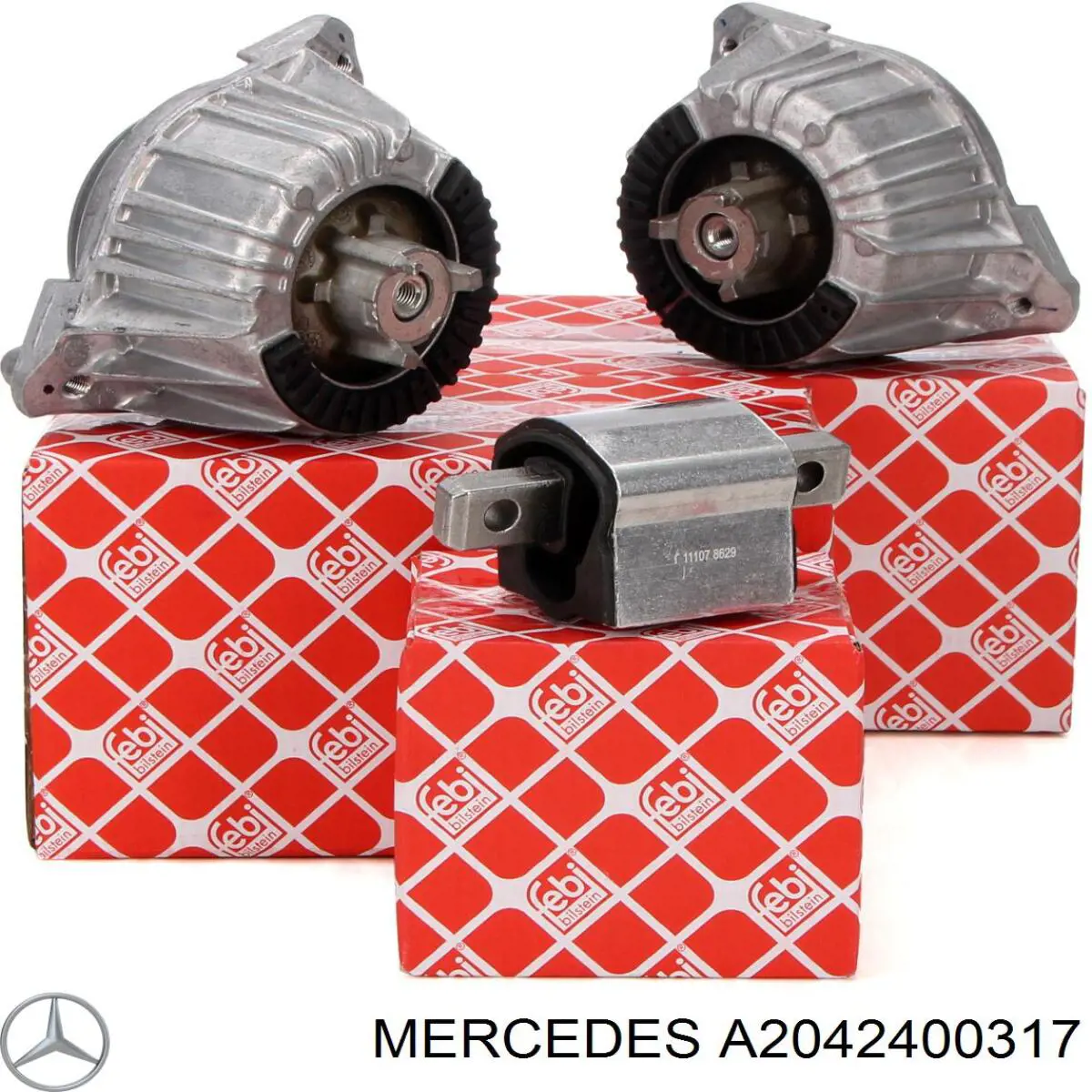 Poduszka (podpora) silnika prawa Mercedes A2042400317 cena, od 56,28 USD