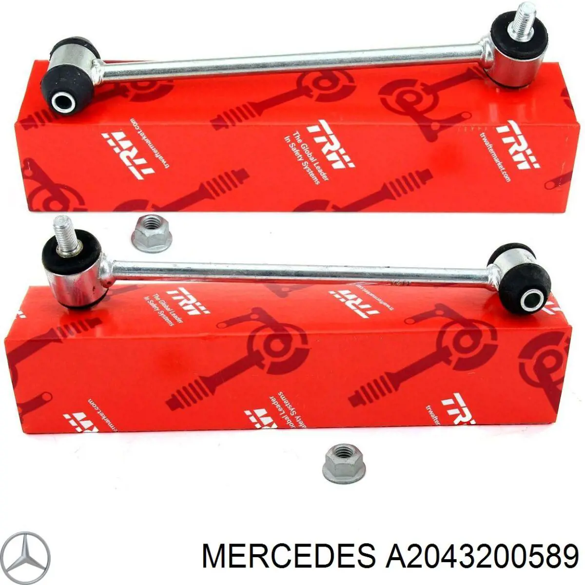 Łącznik stabilizatora tylnego lewy Mercedes A2043200589 cena, od 19,58 USD