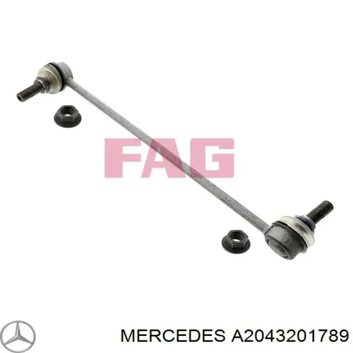 A2043201789 Mercedes Łącznik stabilizatora przedniego lewy