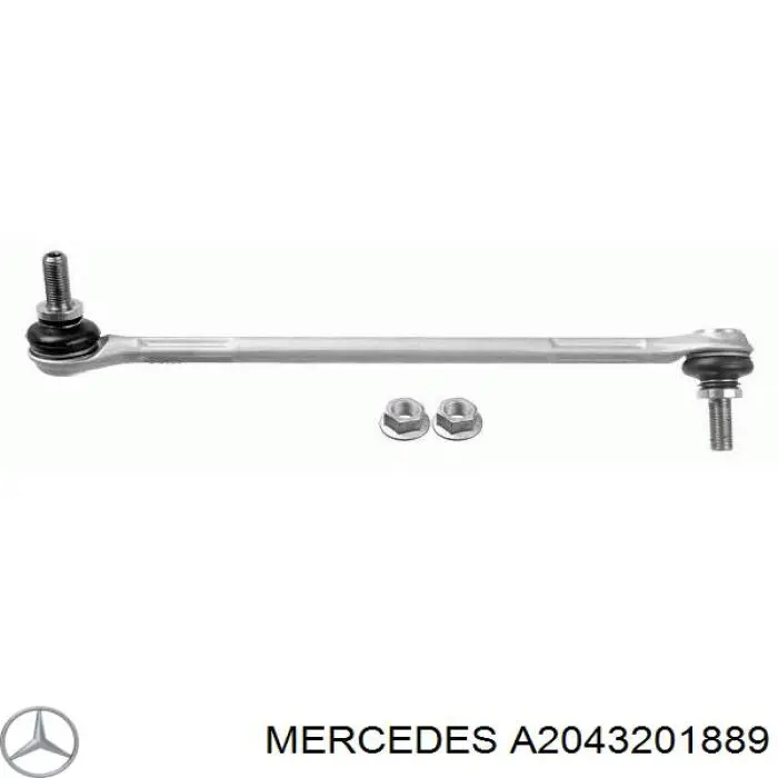 Łącznik stabilizatora przedniego prawy Mercedes A2043201889 cena, od 18,62 USD