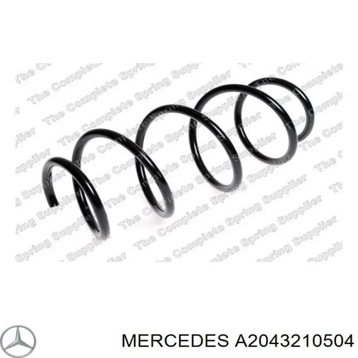 Do koszyka A2043210504 Mercedes Sprężyna przednia